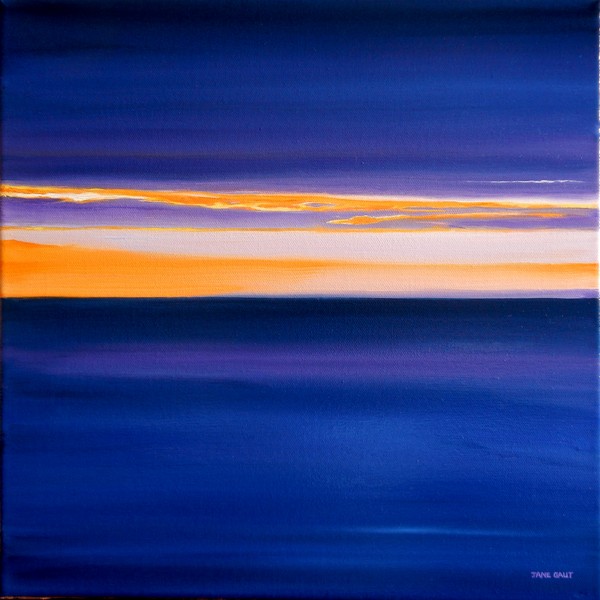 Purple Sunset over St Ouen, Jersey